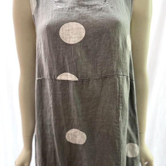NWT! Lands Downunder linen dress made in Italy. One Size fits most. Relaxed fit - Picture 2 of 7